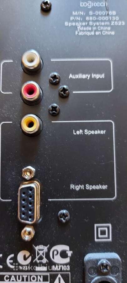 Logitech z523 kolonėlės - nuotraukos Nr. 5