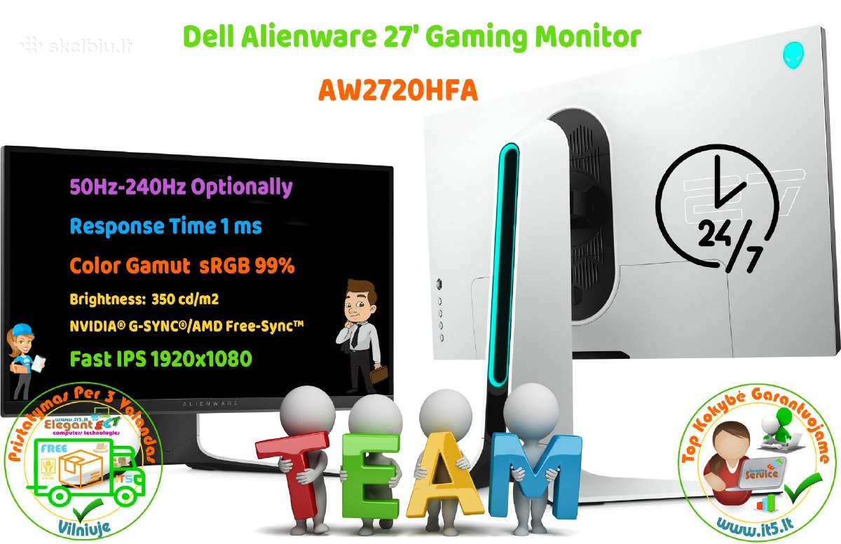 Verslo klasės / Gaming / Monitoriai 17-24-28-40 4k - nuotraukos Nr. 8