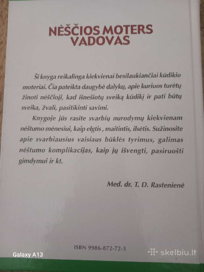 Knyga jaunoms mamoms "Nėščios Moters vadovas" - nuotraukos Nr. 3