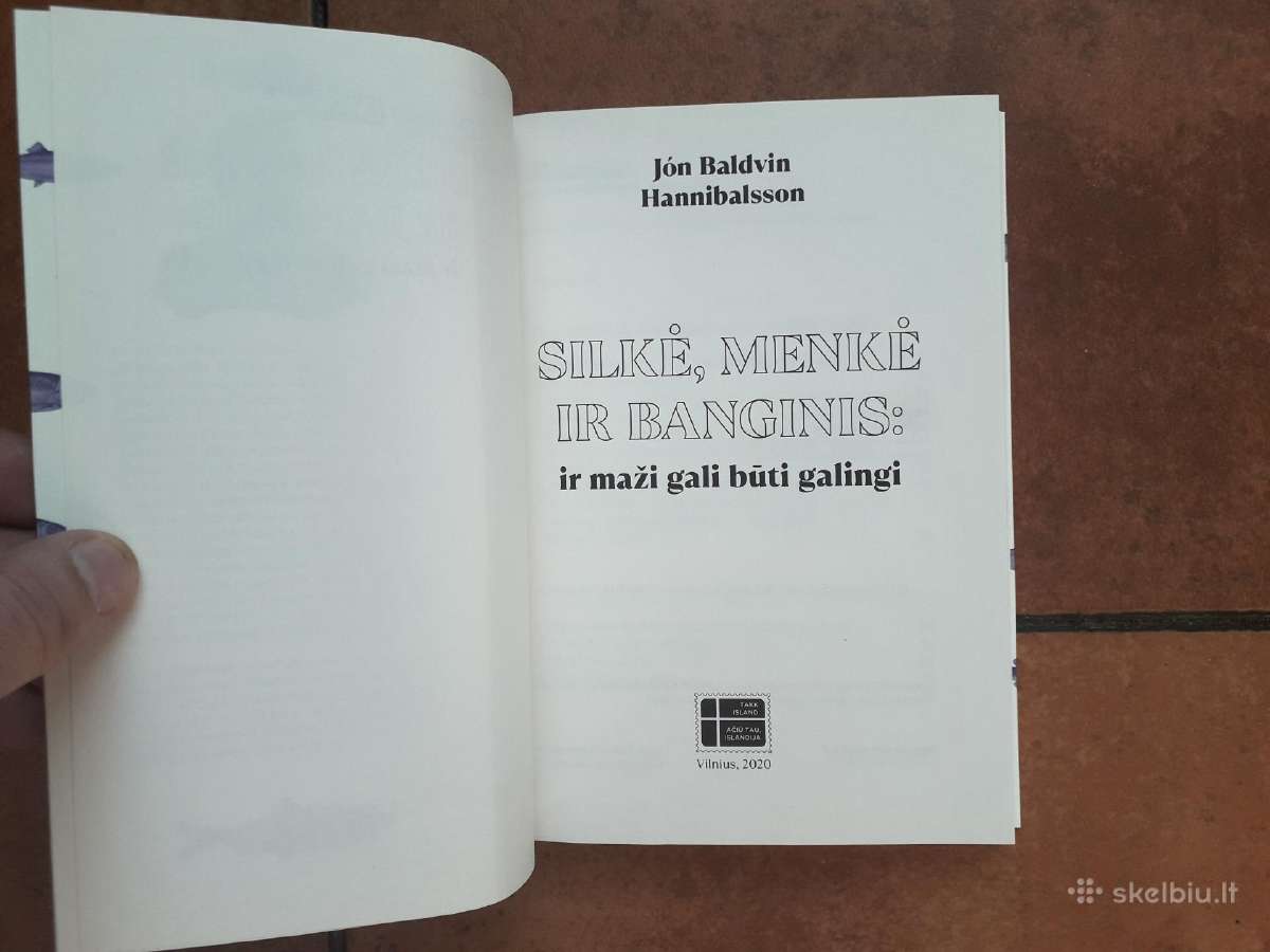 Jon Baldvin Hannibalsson "Silkė, menkė ir banginis - nuotraukos Nr. 3