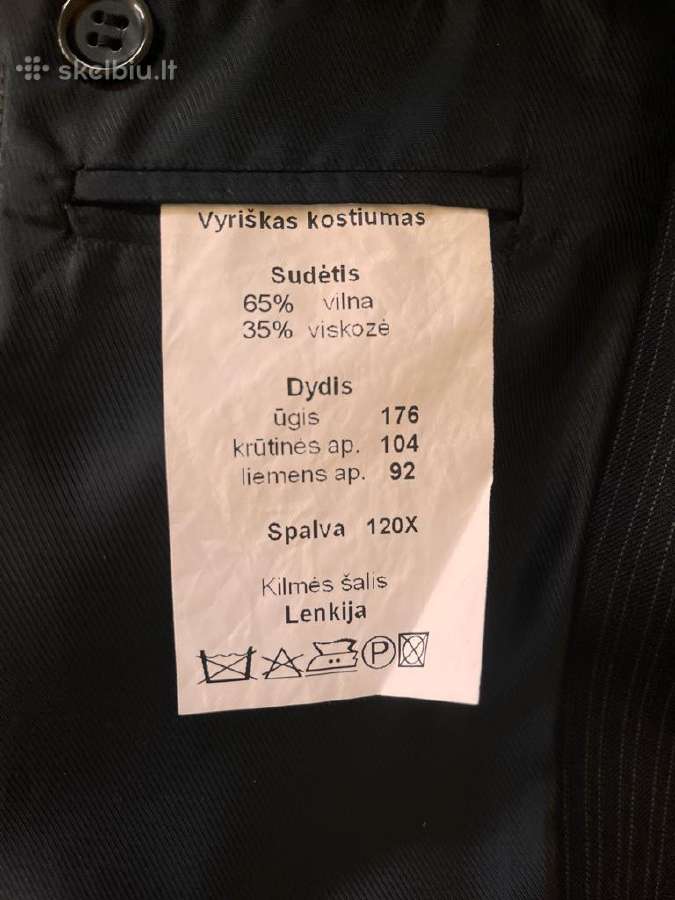 Vyriškas kostiumas - nuotraukos Nr. 6