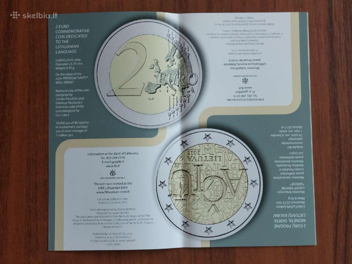 Lankstinukas 2 Euro 2015 m. Ačiū - nuotraukos Nr. 7