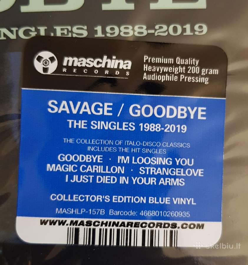 Savage lp (vinilas) - nuotraukos Nr. 2