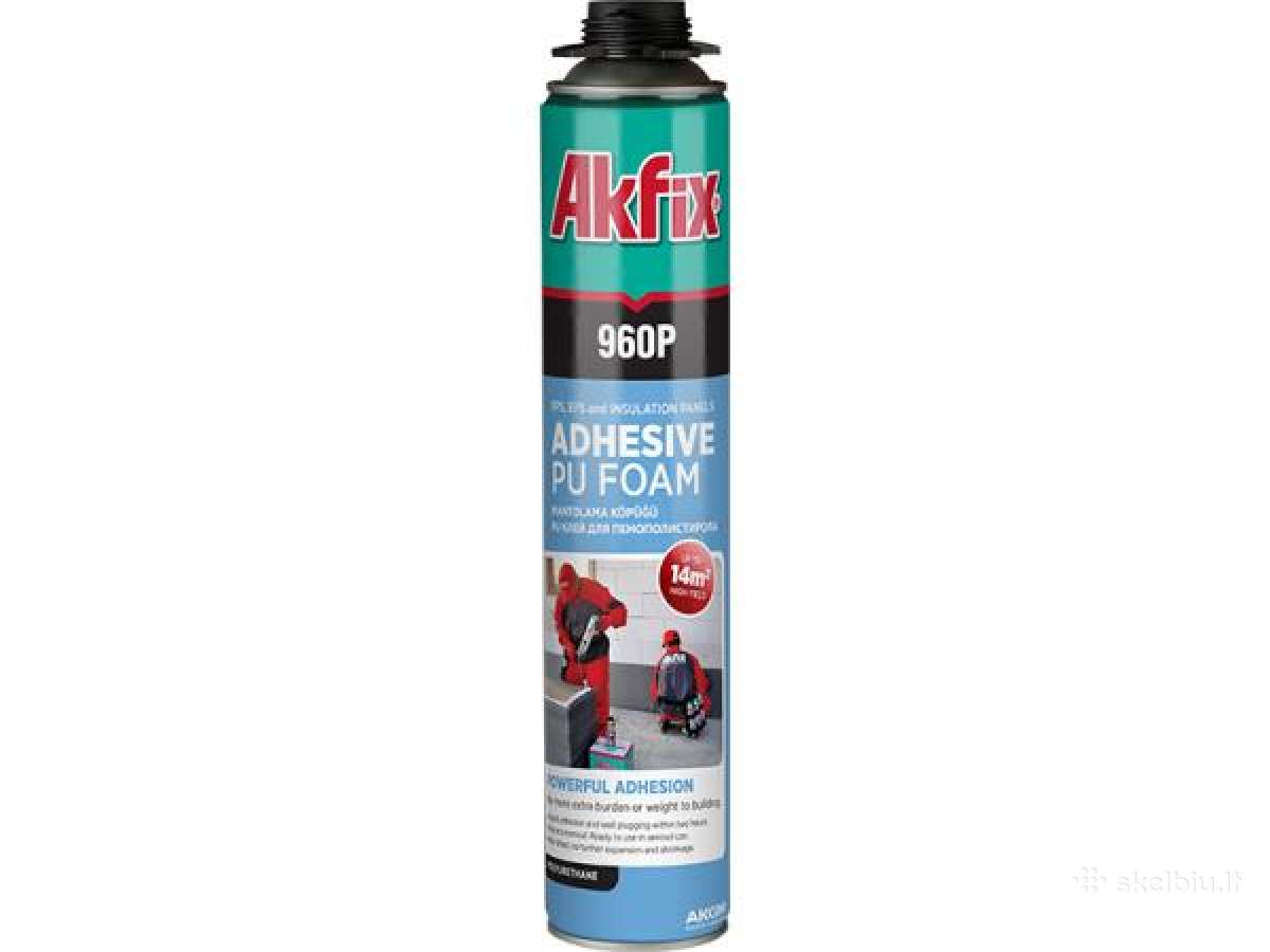 960p Pu Klijuojančios Putos 750 ml, Akfix Akcija