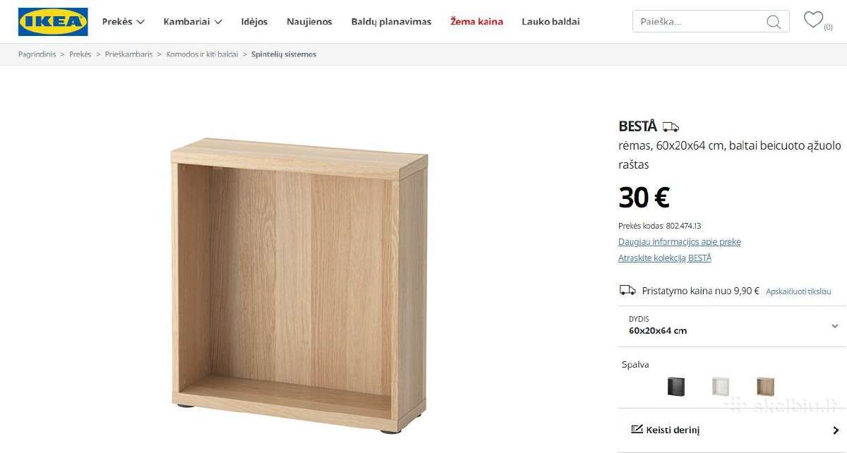 Ikea Besta lentynos - nuotraukos Nr. 11