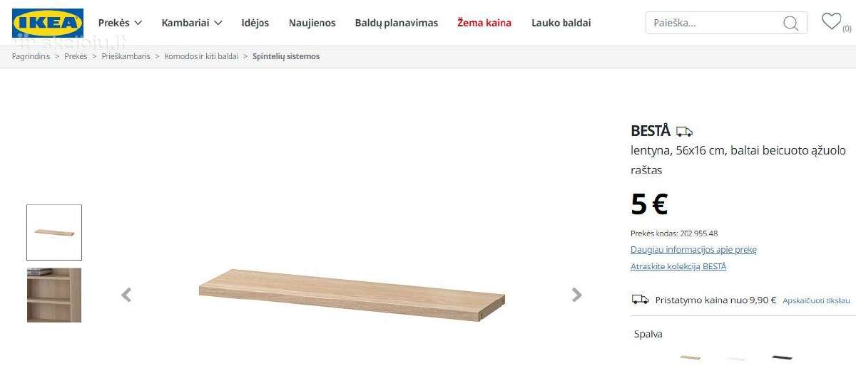 Ikea Besta lentynos - nuotraukos Nr. 12
