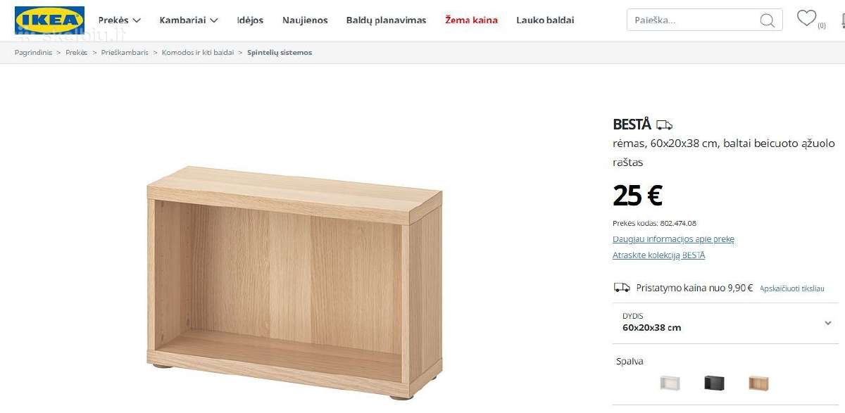 Ikea Besta lentynos - nuotraukos Nr. 13