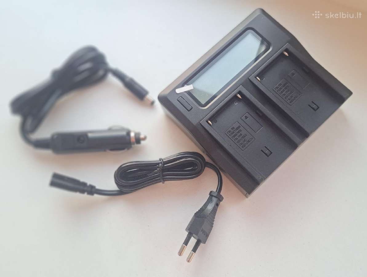Dual charger kroviklis sony np-f970