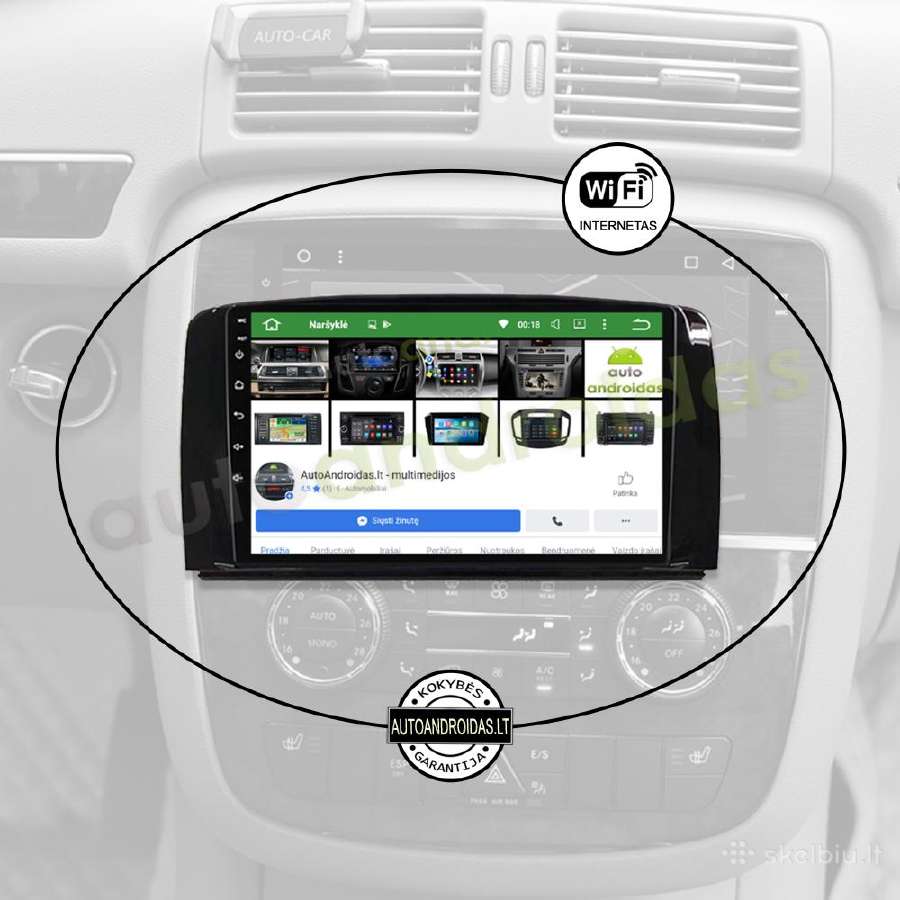 Mercedes R W251 Android multimedia Usb/GPS/WiFi - nuotraukos Nr. 3