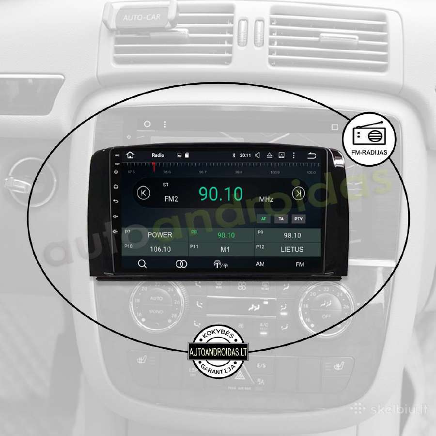 Mercedes R W251 Android multimedia Usb/GPS/WiFi - nuotraukos Nr. 4
