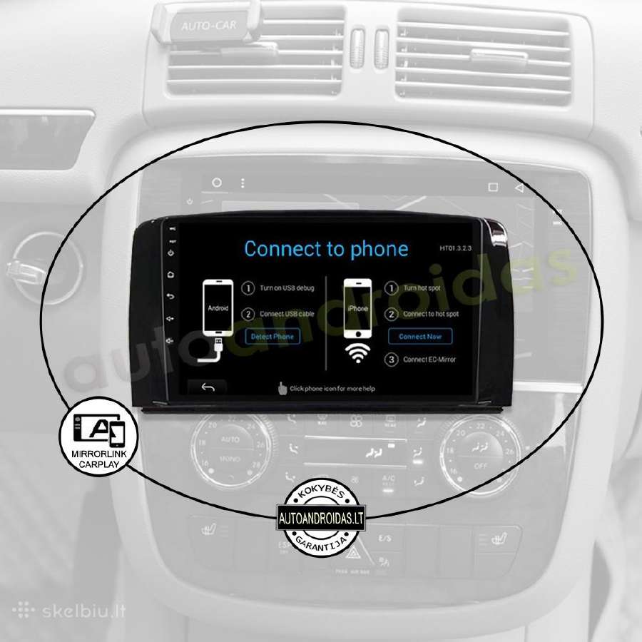 Mercedes R W251 Android multimedia Usb/GPS/WiFi - nuotraukos Nr. 10