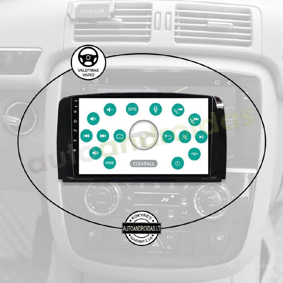 Mercedes R W251 Android multimedia Usb/GPS/WiFi - nuotraukos Nr. 12