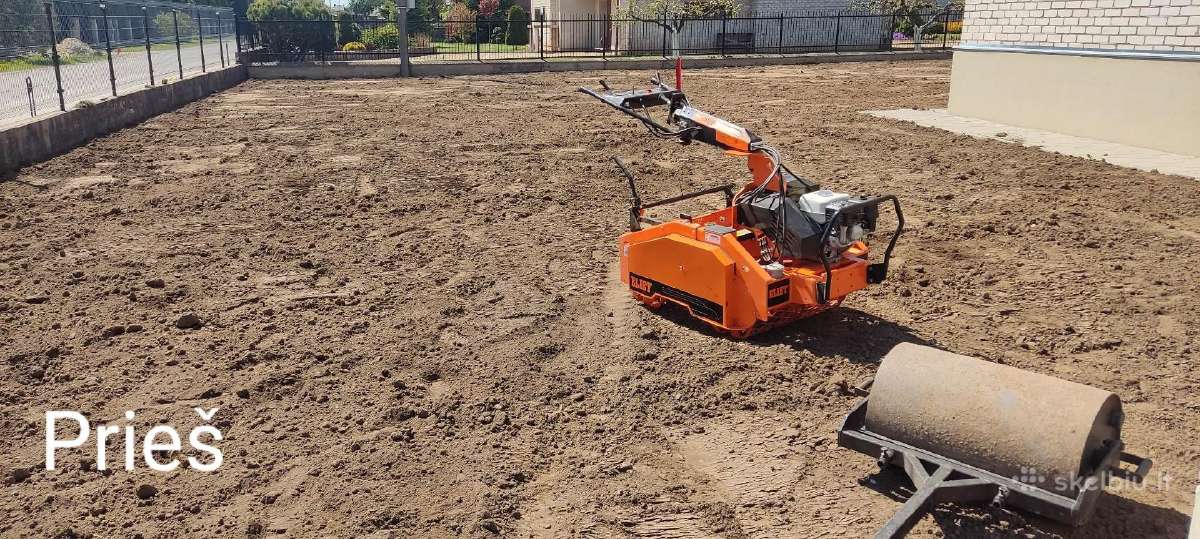 Žolės sėjimas, klojamoji veja,apželdinimo darbai. - nuotraukos Nr. 18