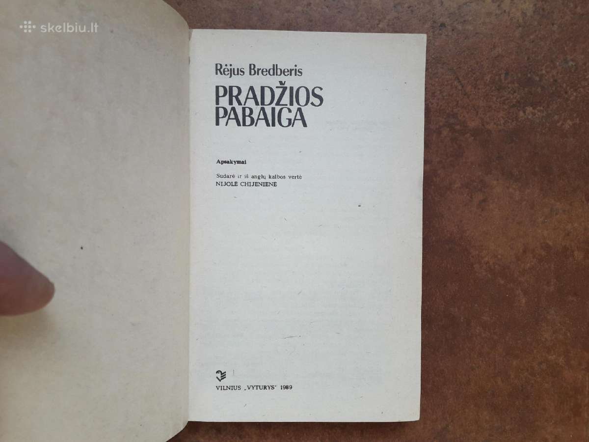 Rėjus Bredberis "Pradžios pabaiga" 1989 m. - nuotraukos Nr. 2