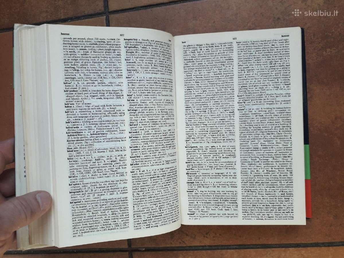 The Concise Oxford Dictionary 1987 m. - nuotraukos Nr. 6