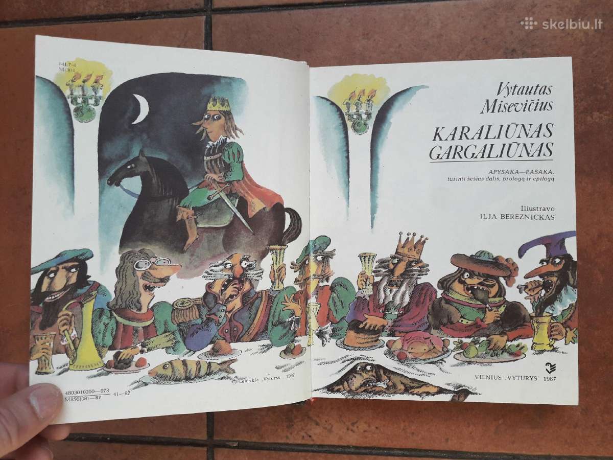 Vytautas Misevičius "Karaliūnas Gargaliūnas" 1987 - nuotraukos Nr. 2