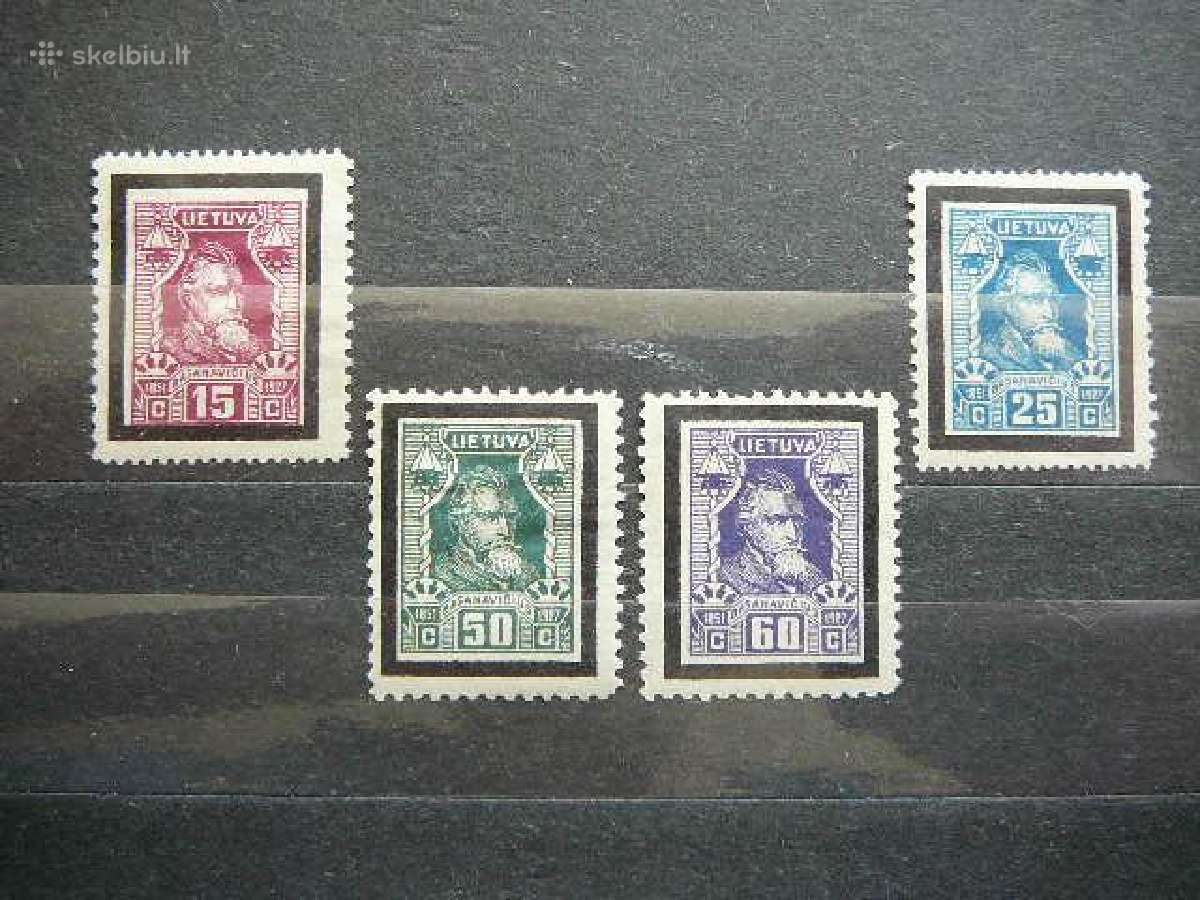 Lietuva 1927 J. Basanavicius Mlh lit274/7sp