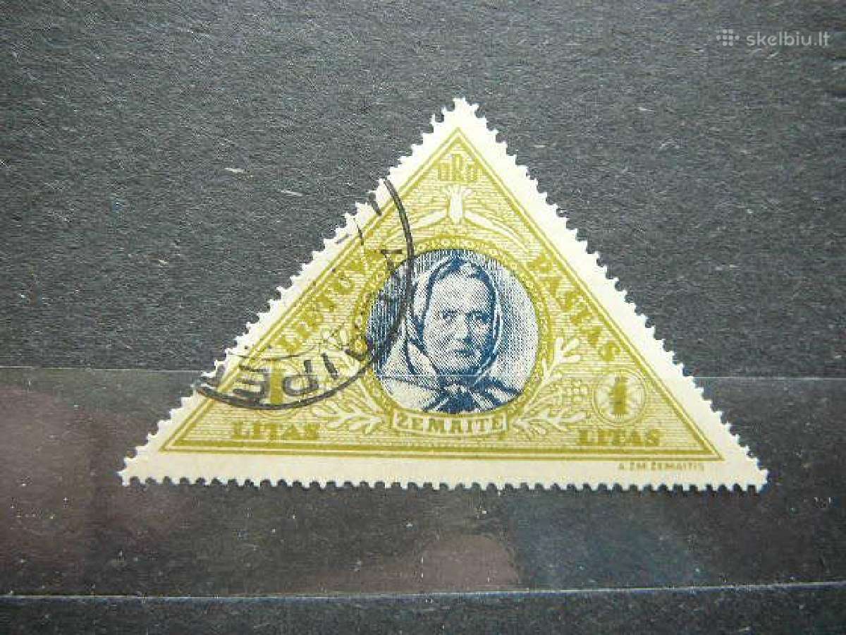 Lietuva 1933 J. Zemaite antsp. lit378aa