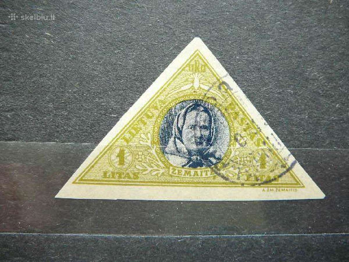 Lietuva 1933 J. Zemaite antsp. lit378ba