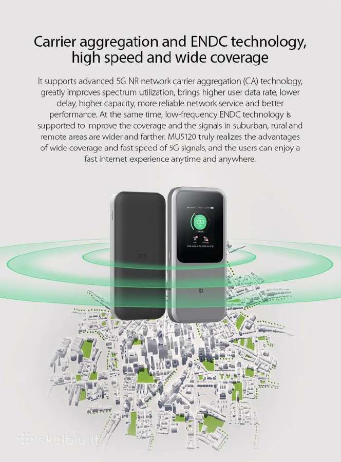 Galingiausias 5G modemas Mu5120_10000 mah baterija - nuotraukos Nr. 6