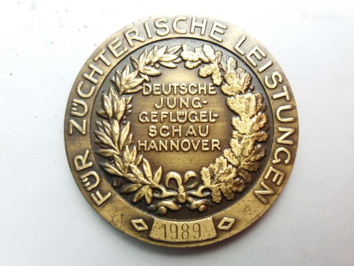 Vokietijos jaunųjų paukščių paroda. Hanoveris 1989 - nuotraukos Nr. 10