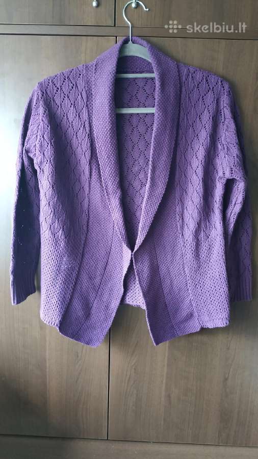Naujas violetinis kardiganas