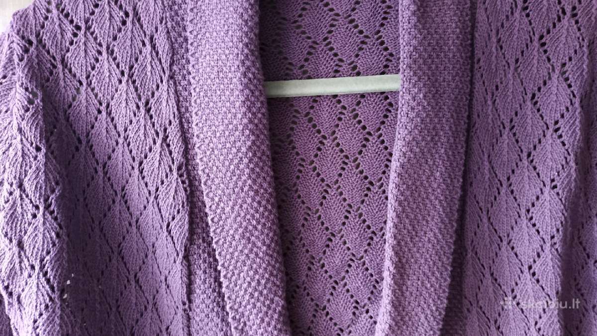Naujas violetinis kardiganas - nuotraukos Nr. 2