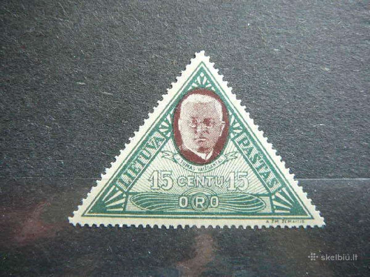Lietuva 1933 J. T. Vaizgantas Mnh lit374asm