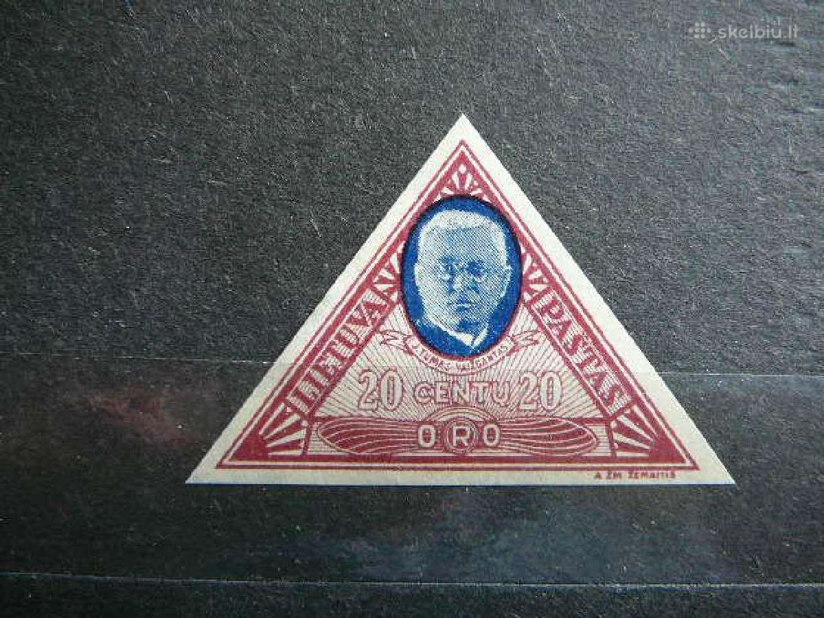 Lietuva 1933 J. T. Vaizgantas Mlh lit375bsp