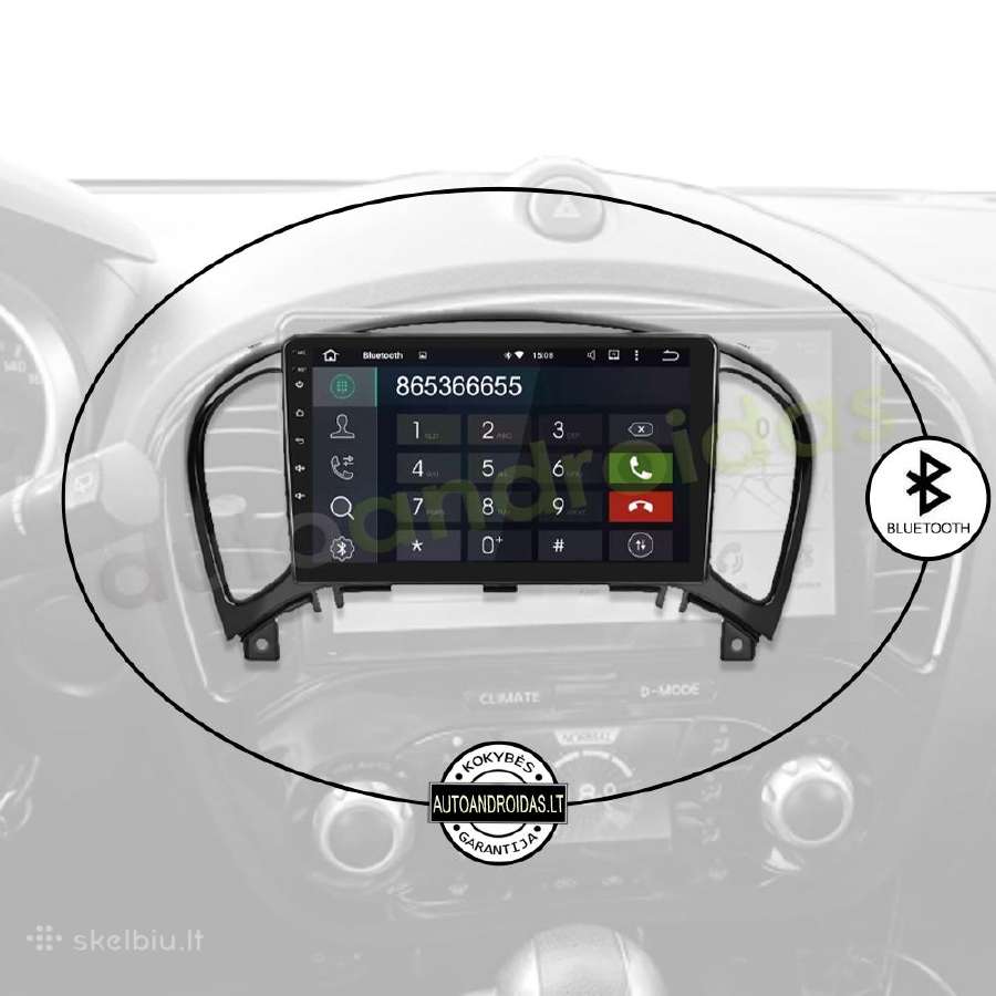Nissan Juke 2010-14 Android multimedia GPS/WiFi/bt - nuotraukos Nr. 5