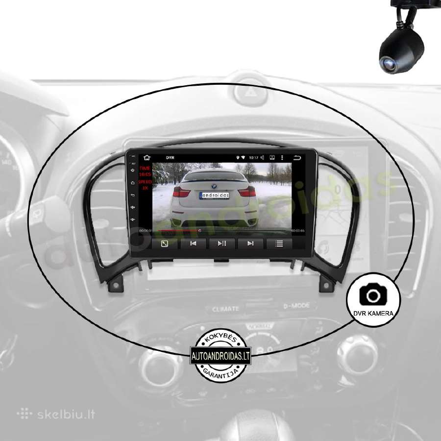 Nissan Juke 2010-14 Android multimedia GPS/WiFi/bt - nuotraukos Nr. 8