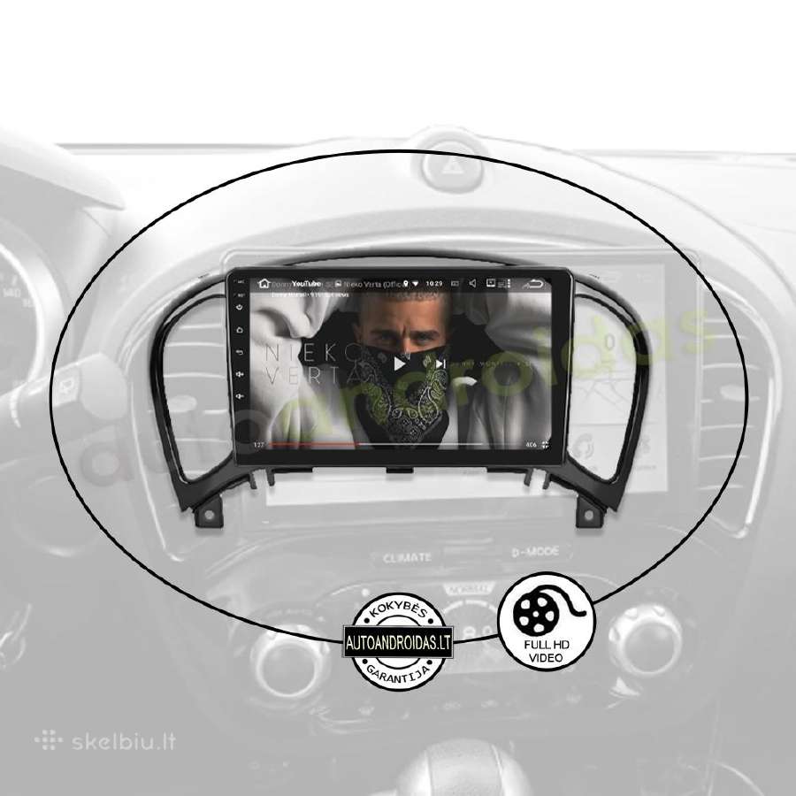 Nissan Juke 2010-14 Android multimedia GPS/WiFi/bt - nuotraukos Nr. 9
