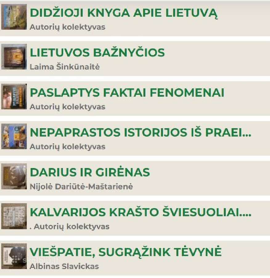 Knygos ir žurnalai pardavimui