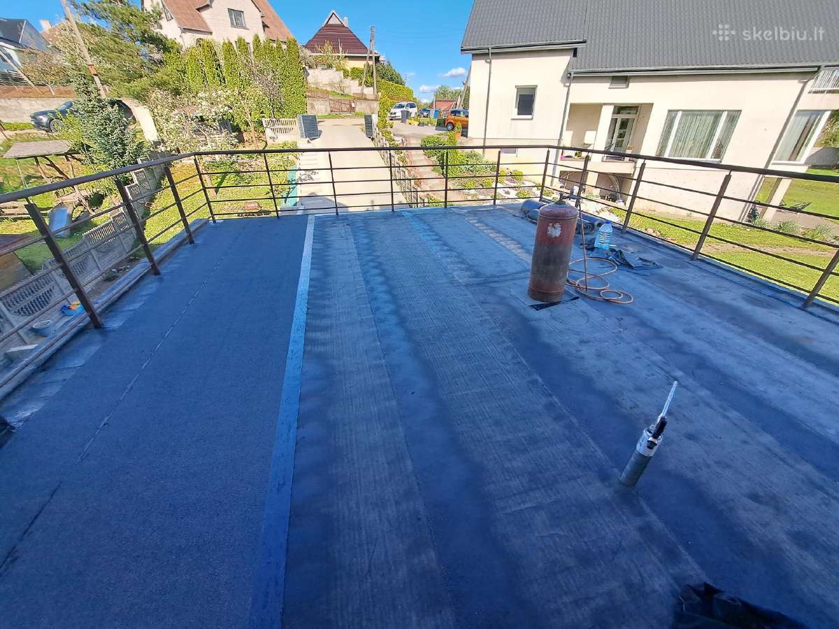 Stogų dengimas bitumine prilydoma danga - nuotraukos Nr. 26