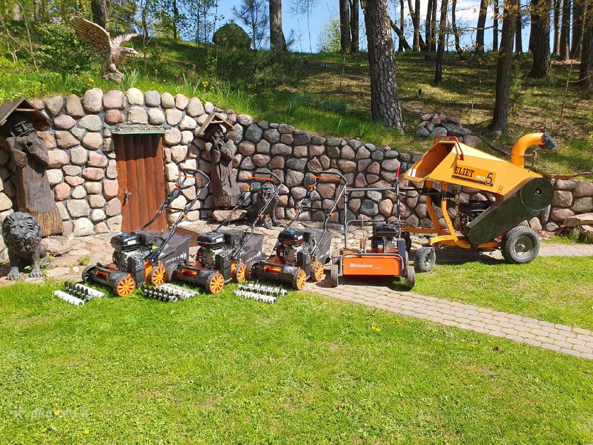 Aeratoriu skarifikatoriaus nuoma, šakų smulkintuva - nuotraukos Nr. 29
