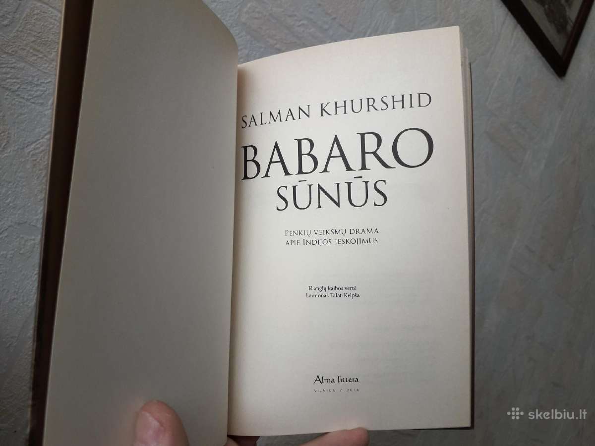 Salman Khurshid "Babaro sūnus" 2014 metai - nuotraukos Nr. 3