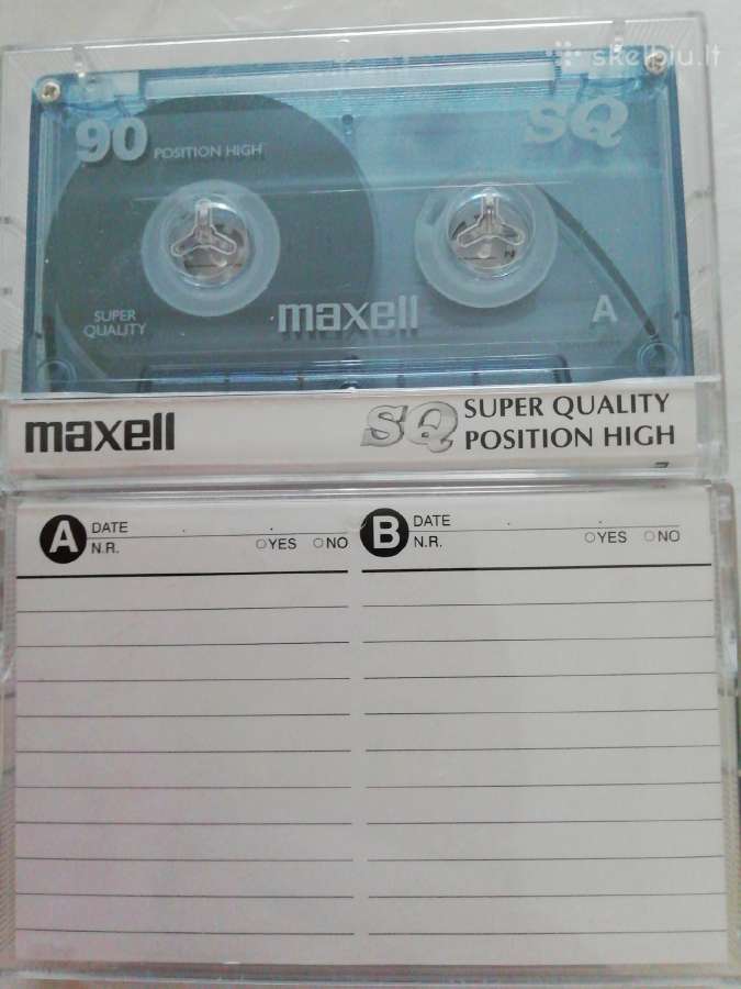 Maxell 90 naujos kasetės