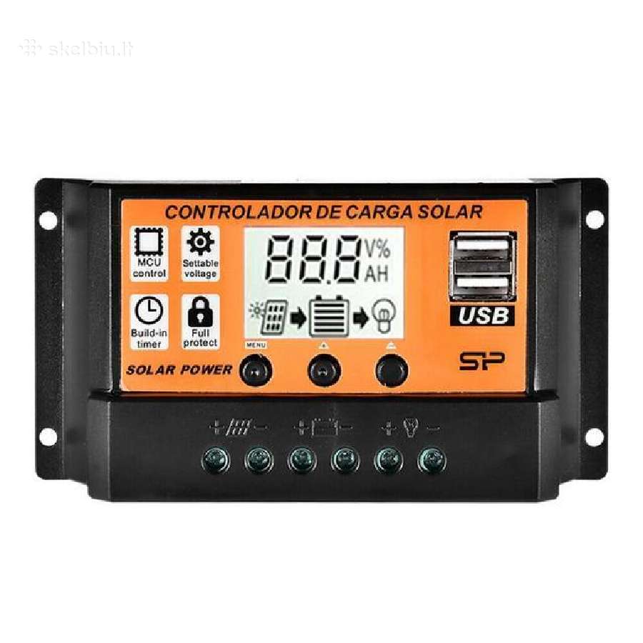 Saulės baterijos komplektas su valdikliu 100w 100a - nuotraukos Nr. 2