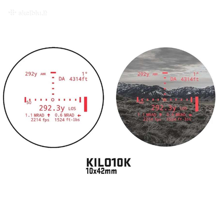 Žiūronai Sig Sauer Kilo10k-abs HD Lrf Sok10k11 - nuotraukos Nr. 5
