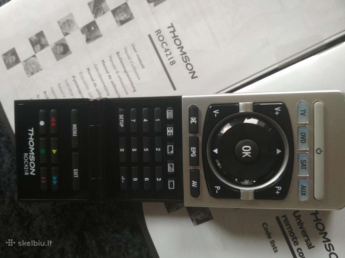 Thomson TV audio universalus distancinis pultas - nuotraukos Nr. 2