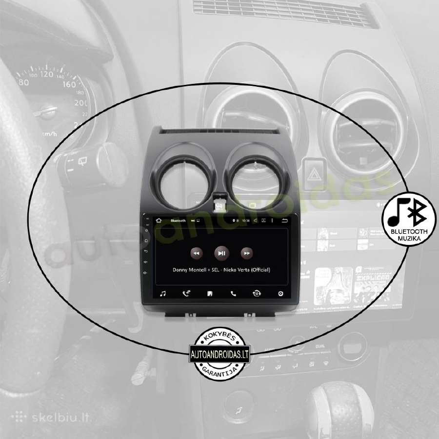 Nissan Qashqai 2006-13 Android multimedia GPS/WiFi - nuotraukos Nr. 6