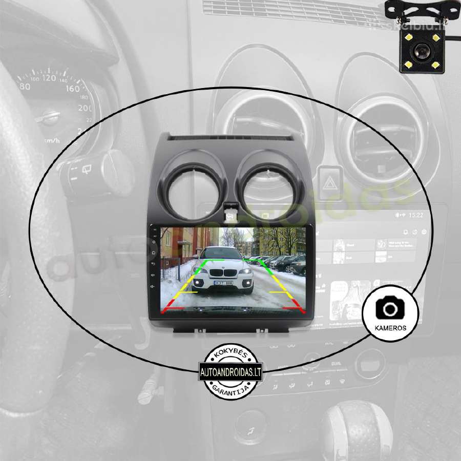 Nissan Qashqai 2006-13 Android multimedia GPS/WiFi - nuotraukos Nr. 7