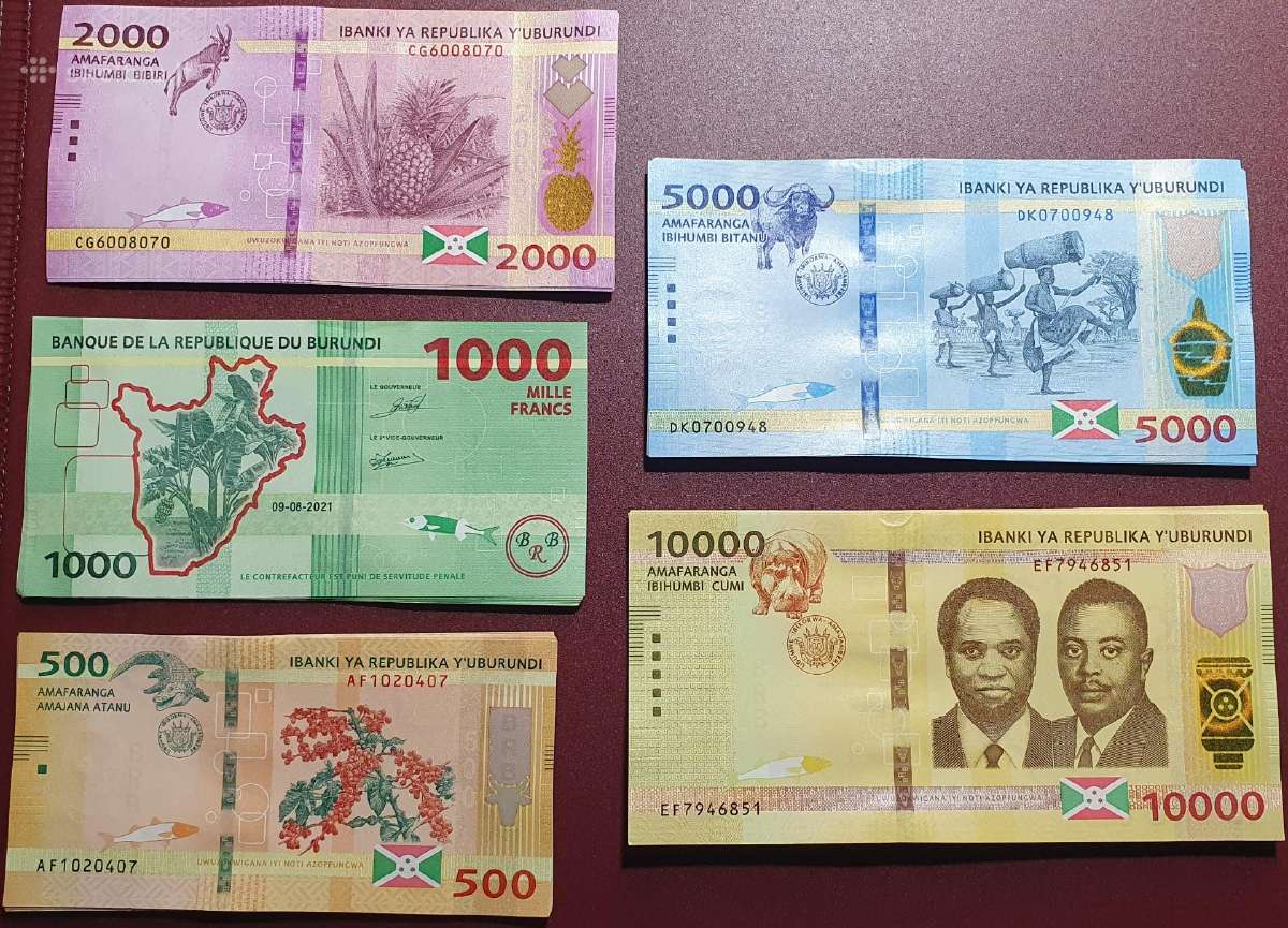 Burundis 500-10000 Frankų, (2018-2021)