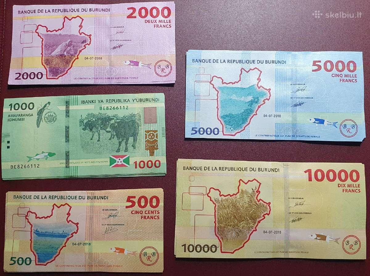 Burundis 500-10000 Frankų, (2018-2021) - nuotraukos Nr. 2