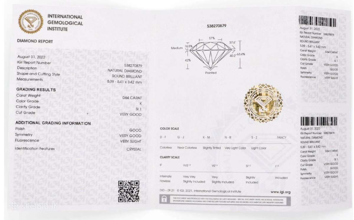 Natūralūs Briliantai 1.76 ct - nuotraukos Nr. 11