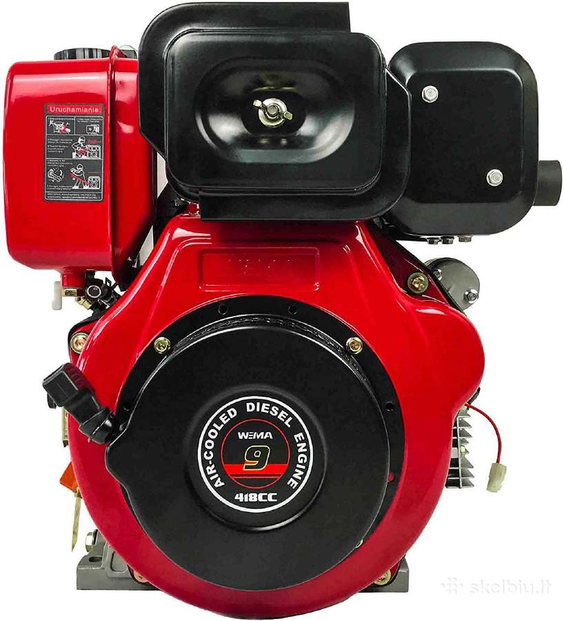 Weima dyzelinis 9ag Wm186fbe su el starteriu