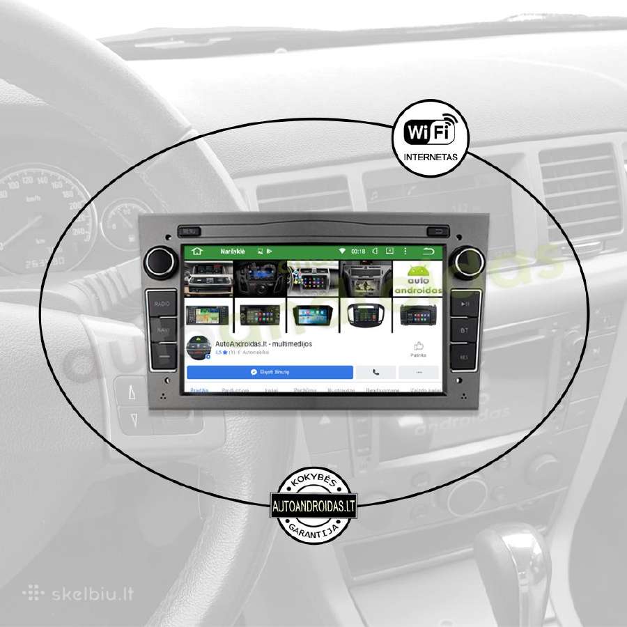 Opel 2002-11 Android multimedia Usb/GPS/WiFi/blu - nuotraukos Nr. 3