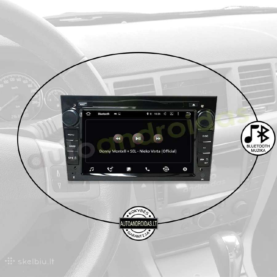 Opel 2002-11 Android multimedia Usb/GPS/WiFi/blu - nuotraukos Nr. 6