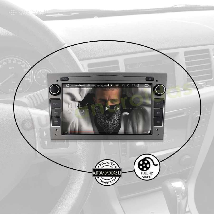 Opel 2002-11 Android multimedia Usb/GPS/WiFi/blu - nuotraukos Nr. 9