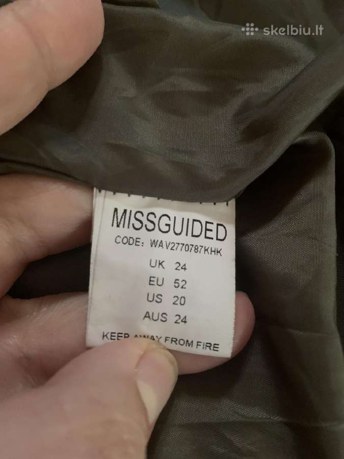 Chaki Missguided striukytė bomberis - nuotraukos Nr. 8